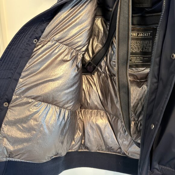 🧥 Andrew Marc Alpine Jacket – Men’s XL – Dark Gray – Real Fur Trim 🧥 - Picture 8 of 13